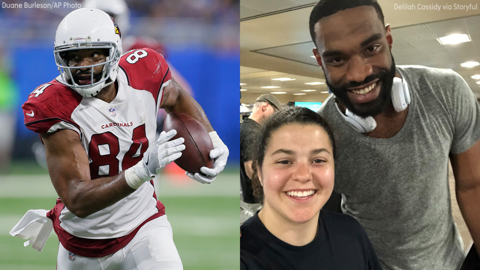 NFL player Jermaine Gresham pays student's airport luggage fee so she