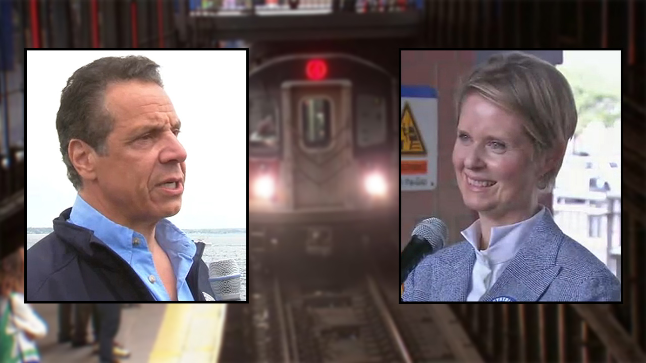 Cynthia Nixon, Governor Cuomo spar over subway upgrade plans
