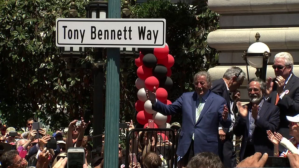 San Francisco renames street in honor of singer Tony Bennett