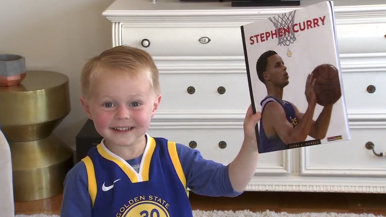 Four Year-old member of Dub Nation still shooting hoops