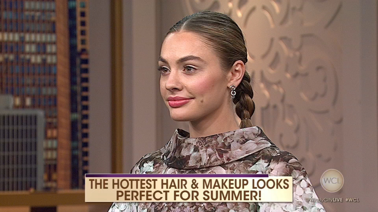 Hair and makeup looks perfect for summer