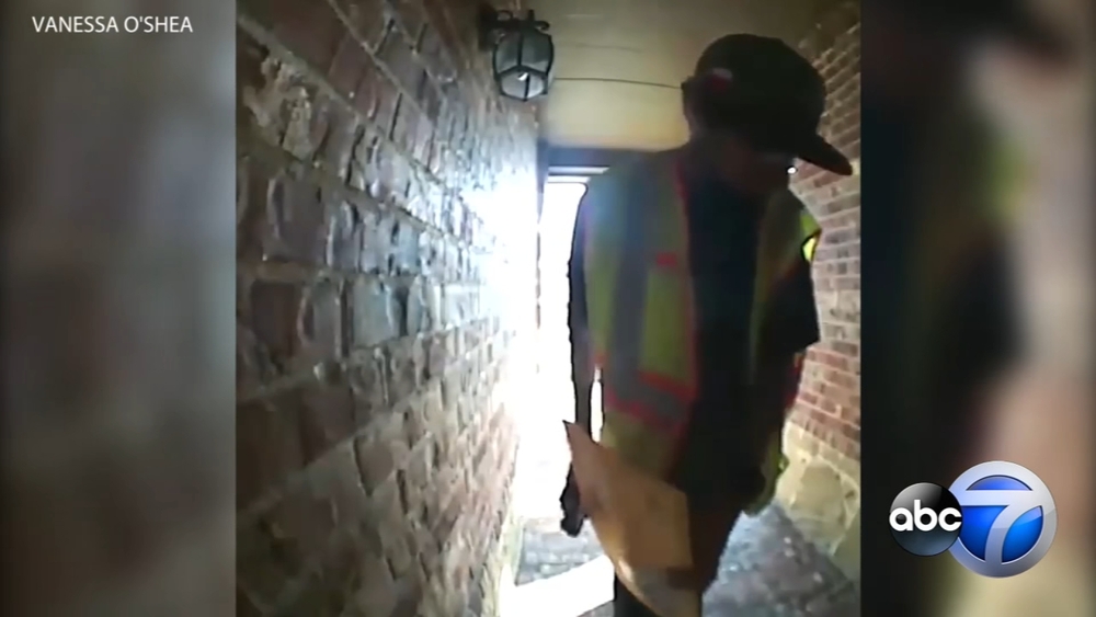 WATCH: Amazon worker hides package from husband