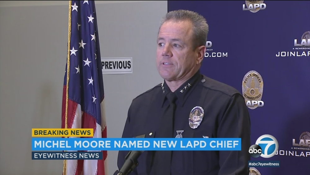 Michel Moore named next police chief of LAPD