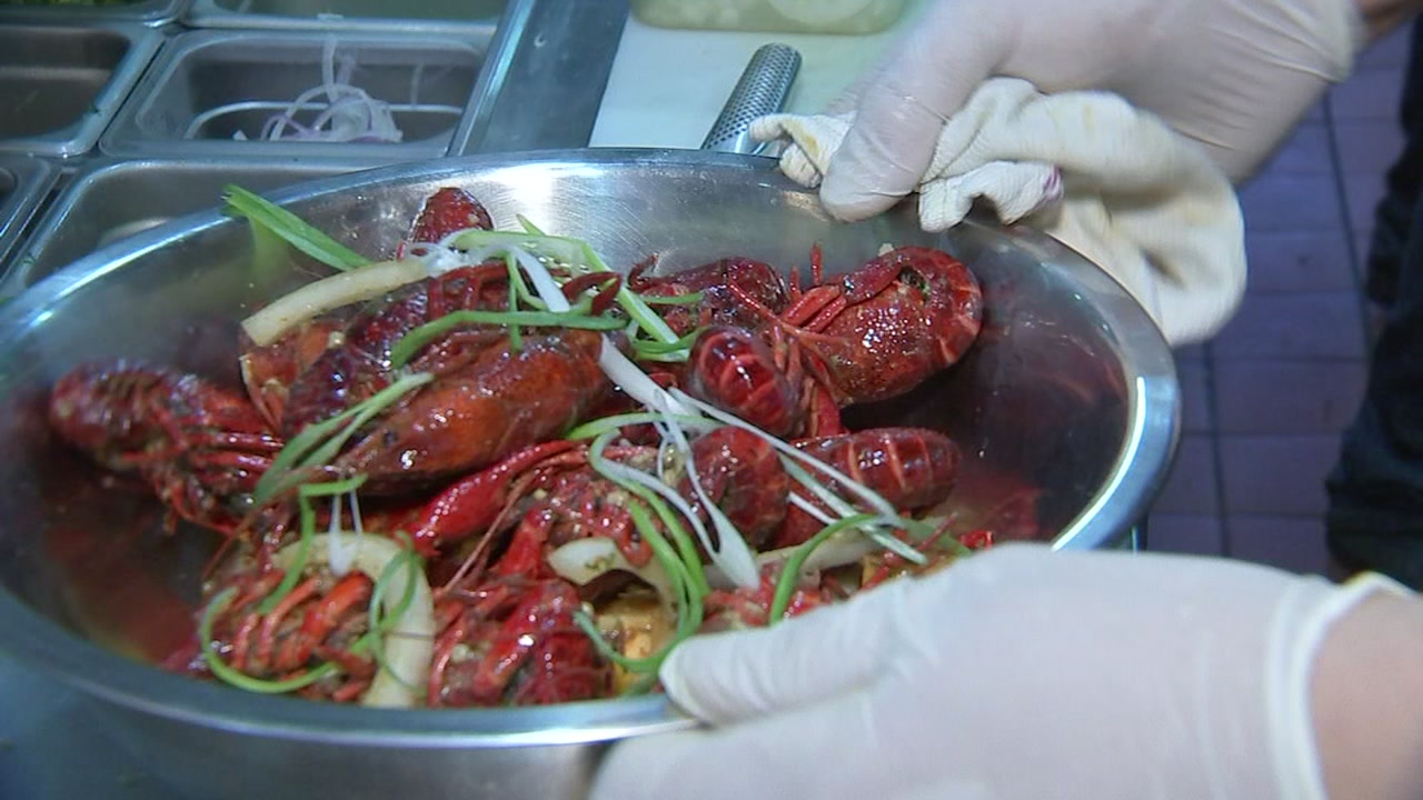 Crawfish with international flavor