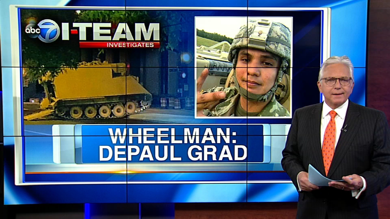 CRAZY CHASE: Accused driver of tank-like vehicle is DePaul grad