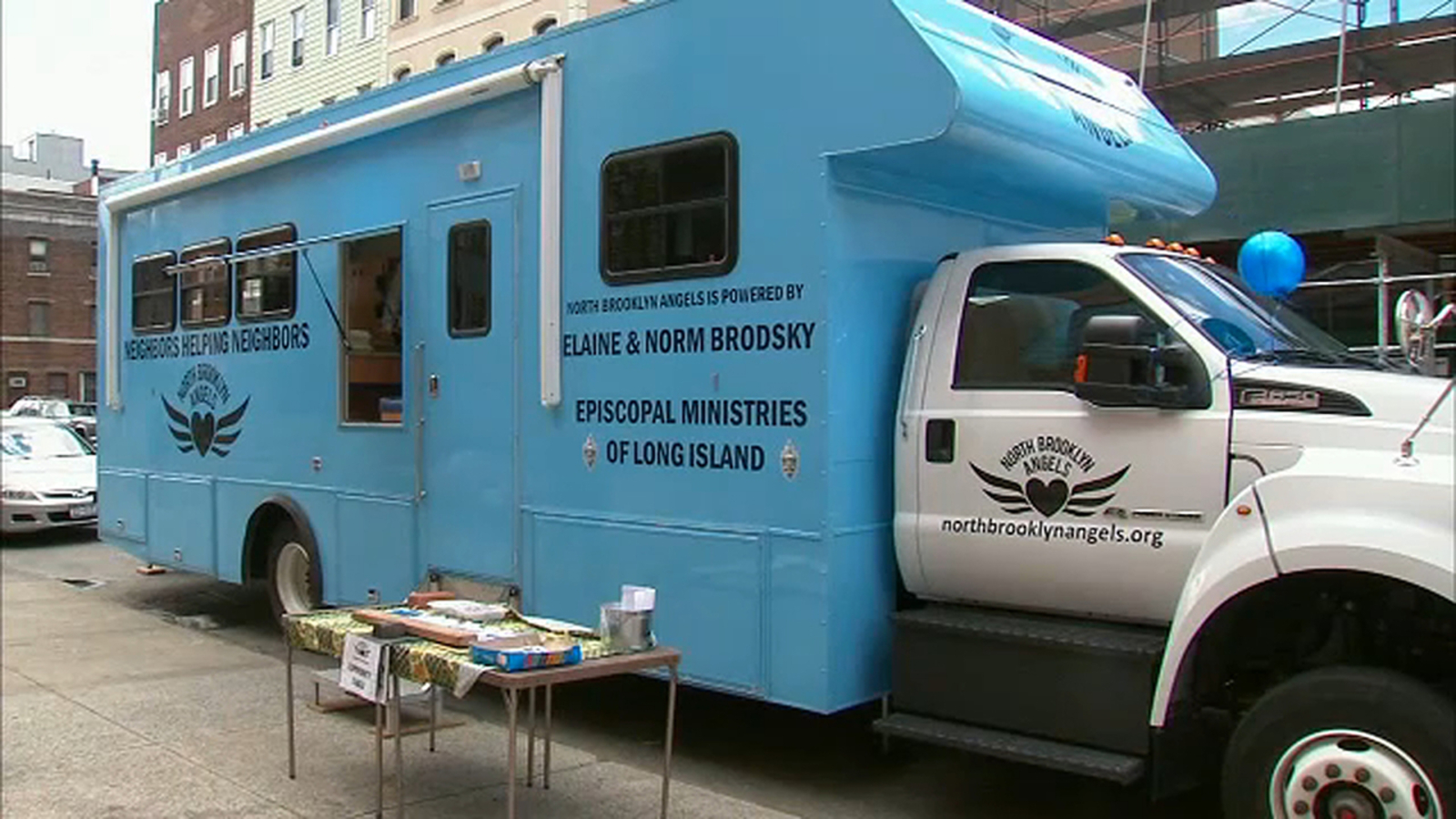 Soup kitchen on wheels named 'Angelmobile' serves North Brooklyn's poor