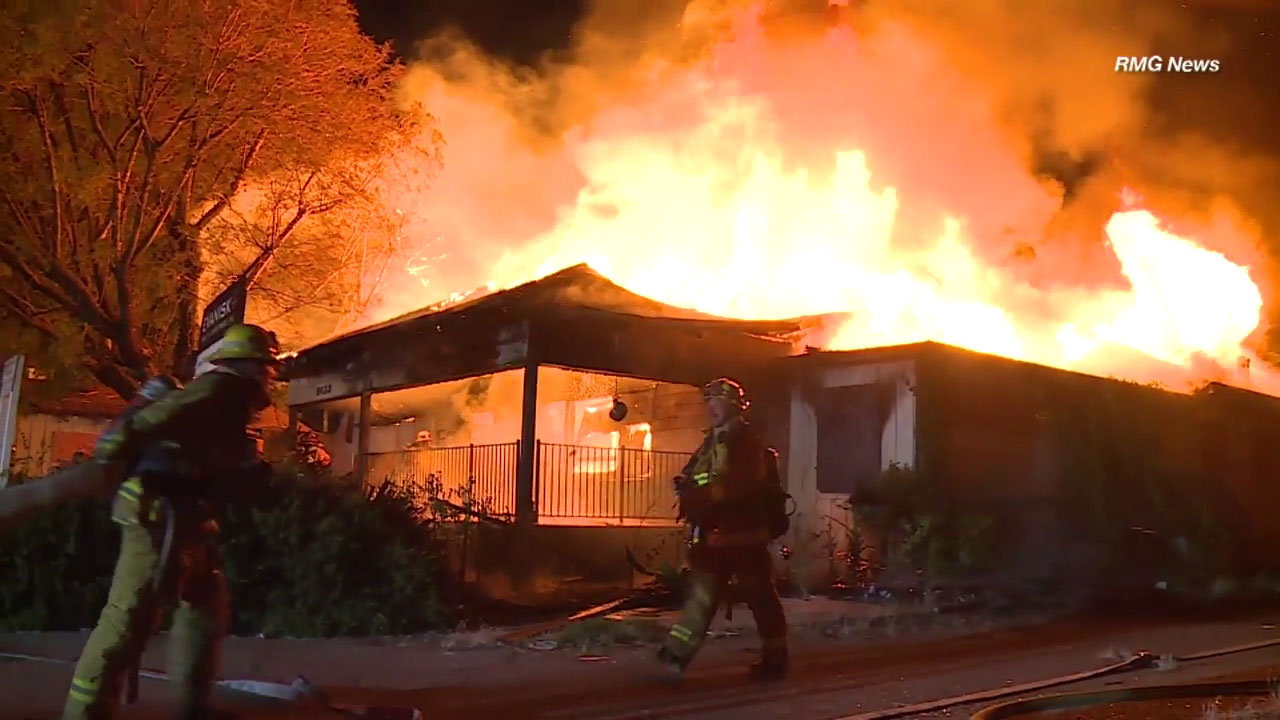 Fire rips through North Hills house