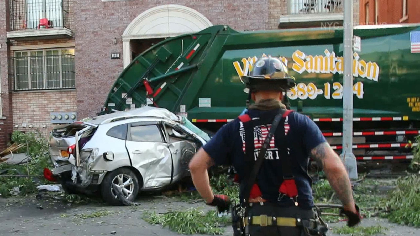 Garbage truck driver charged with drunk driving after plowing into 9 ...