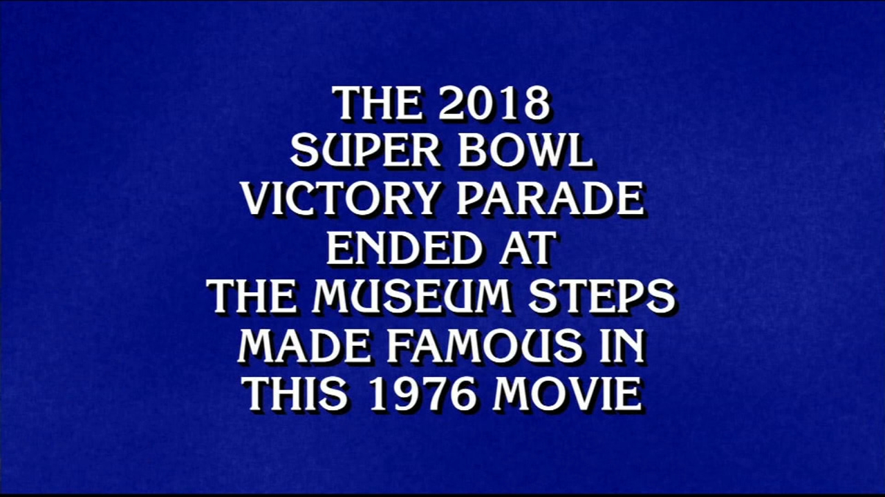 Eagles Super Bowl Parade is clue on Jeopardy