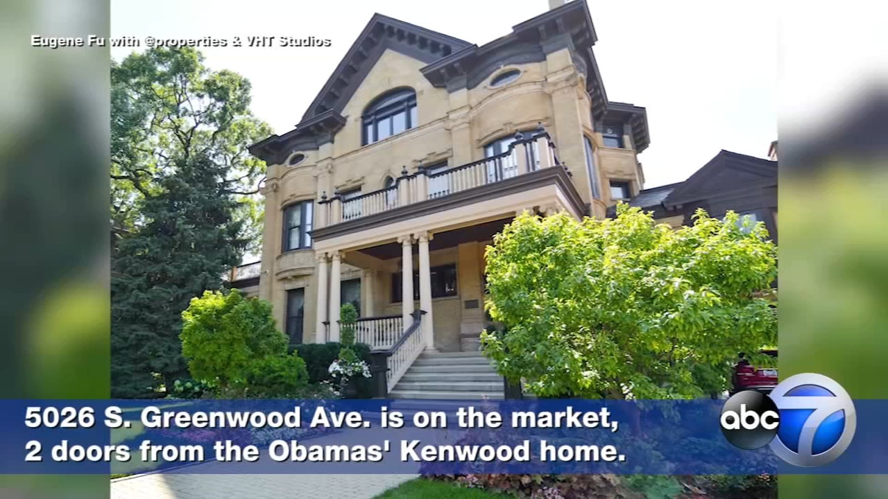 Kenwood home two doors down from Obamas' on the market
