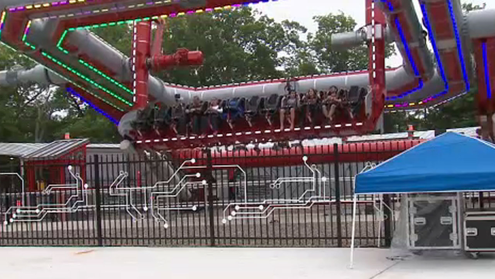 Bill Evans gets a sneak peek at Six Flags' new thrill ride