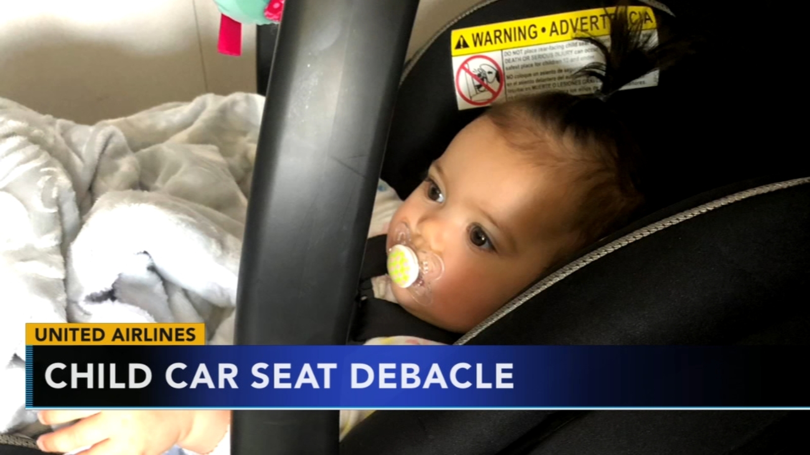Mom Felt forced to place child wrongway in car seat on United flight