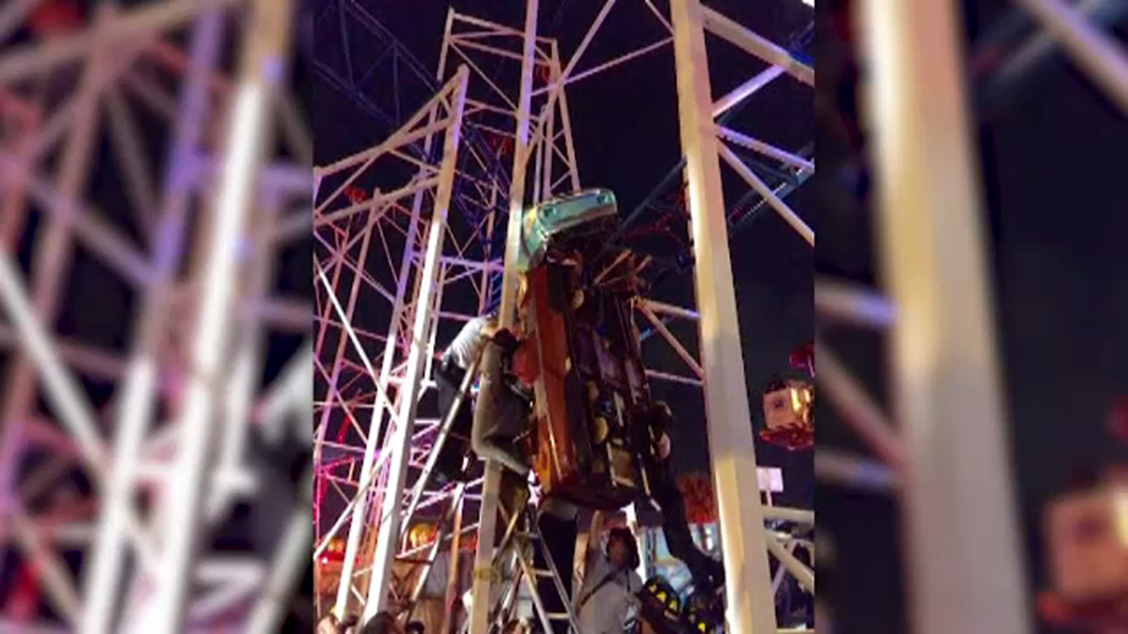 Riders Plunge 34 Feet 6 Injured In Daytona Beach Roller Coaster 