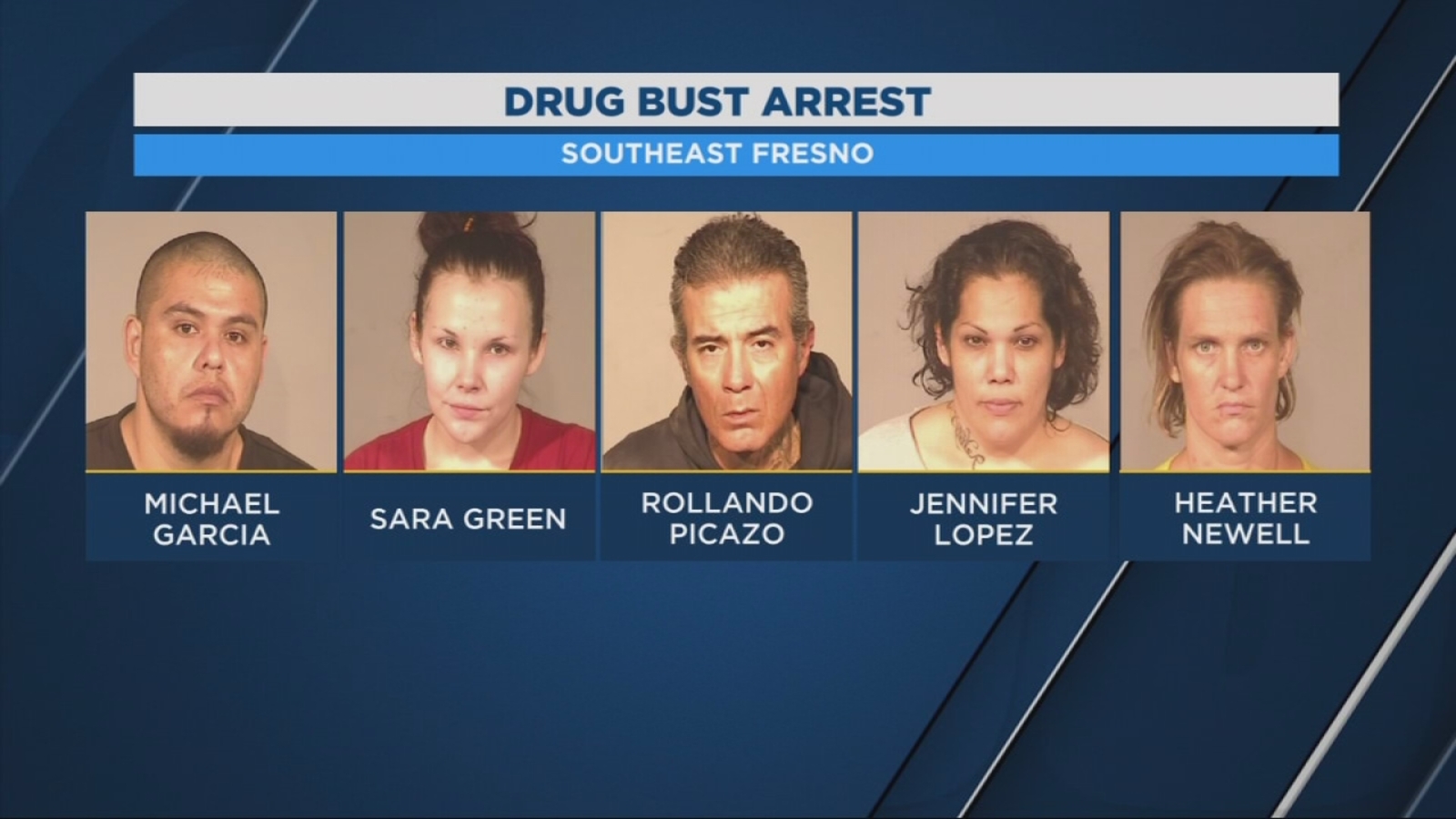 5 people arrested in Southeast Fresno on drug related charges - ABC30 ...