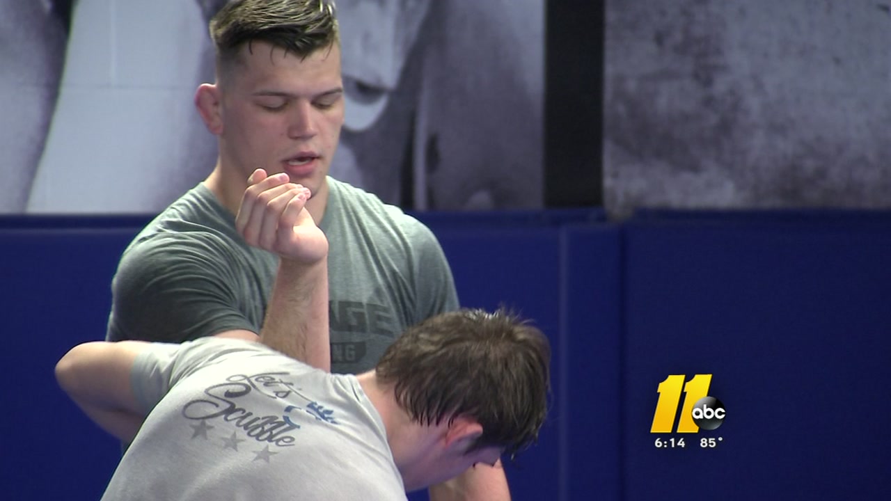 DUKE wrestler has his sights set on the WWE