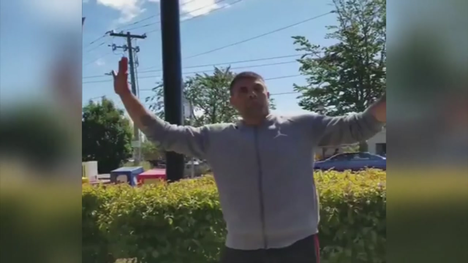CAUGHT ON VIDEO 'White man built these streets' Man goes on public