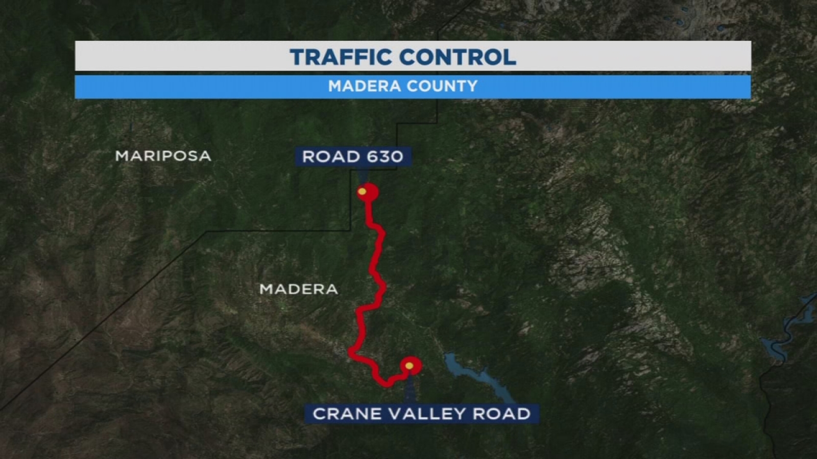 Planned roadwork on Highway 41 near Oakhurst in Madera County, expect