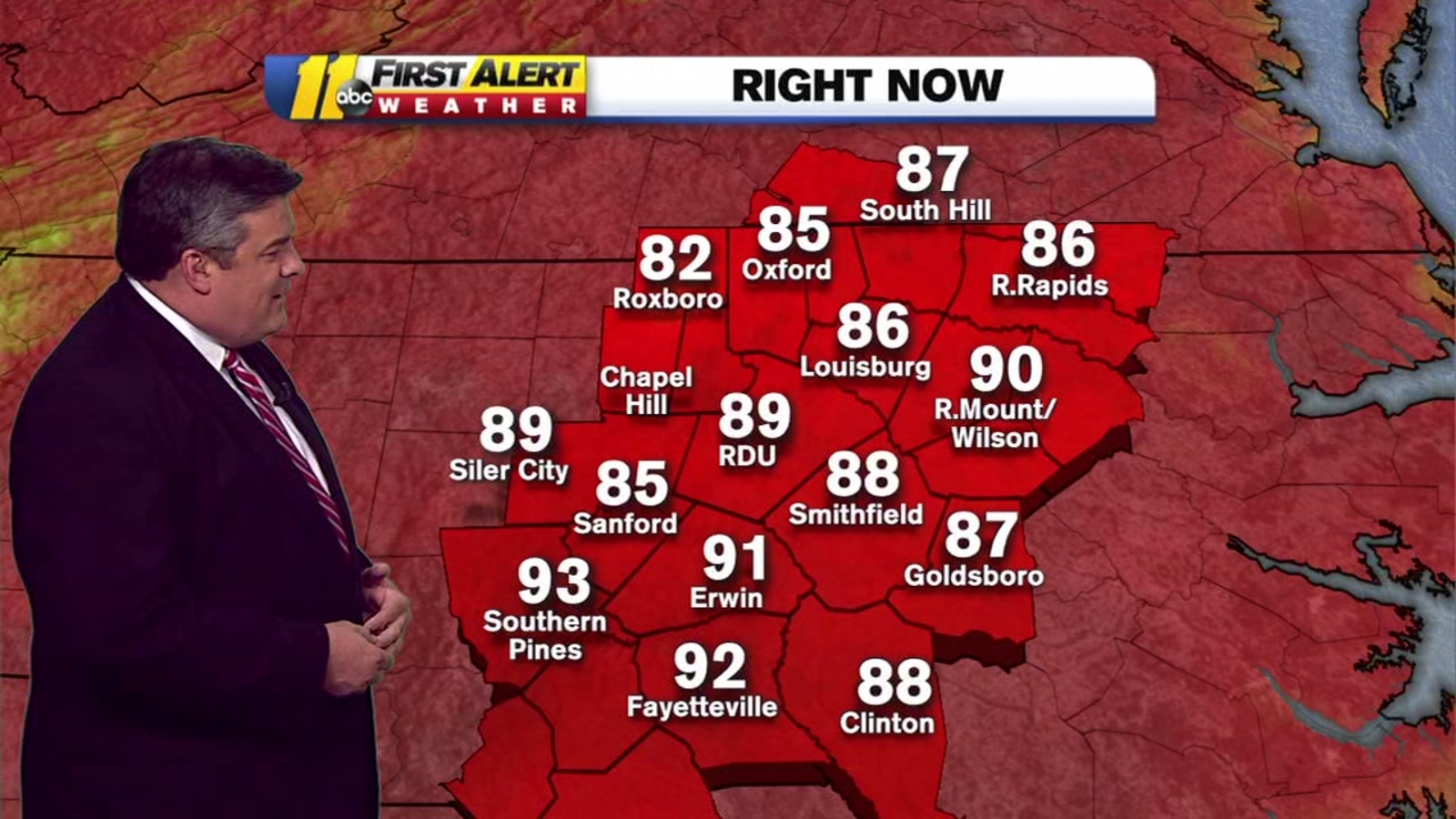 North Carolina heat wave Temperatures reach high 90s in the Triangle