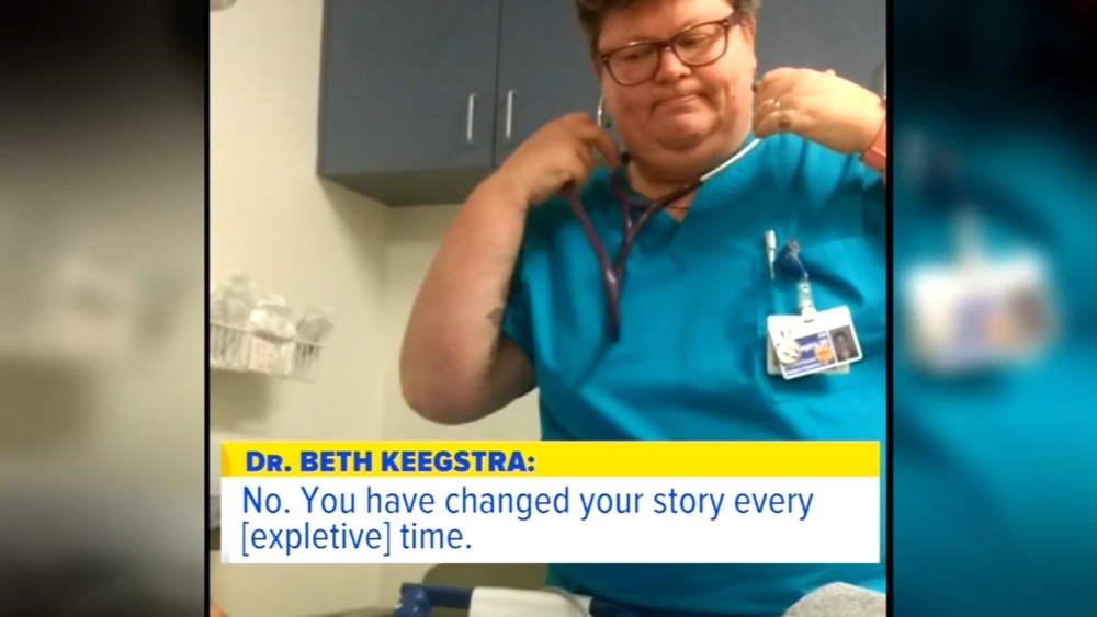 ER doctor caught mocking, cursing at patient suspended
