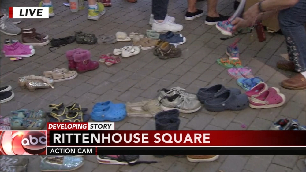 Hundreds gather to protest immigration policy in Center City