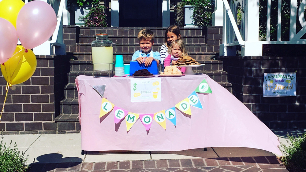 Solving hunger one lemonade at a time