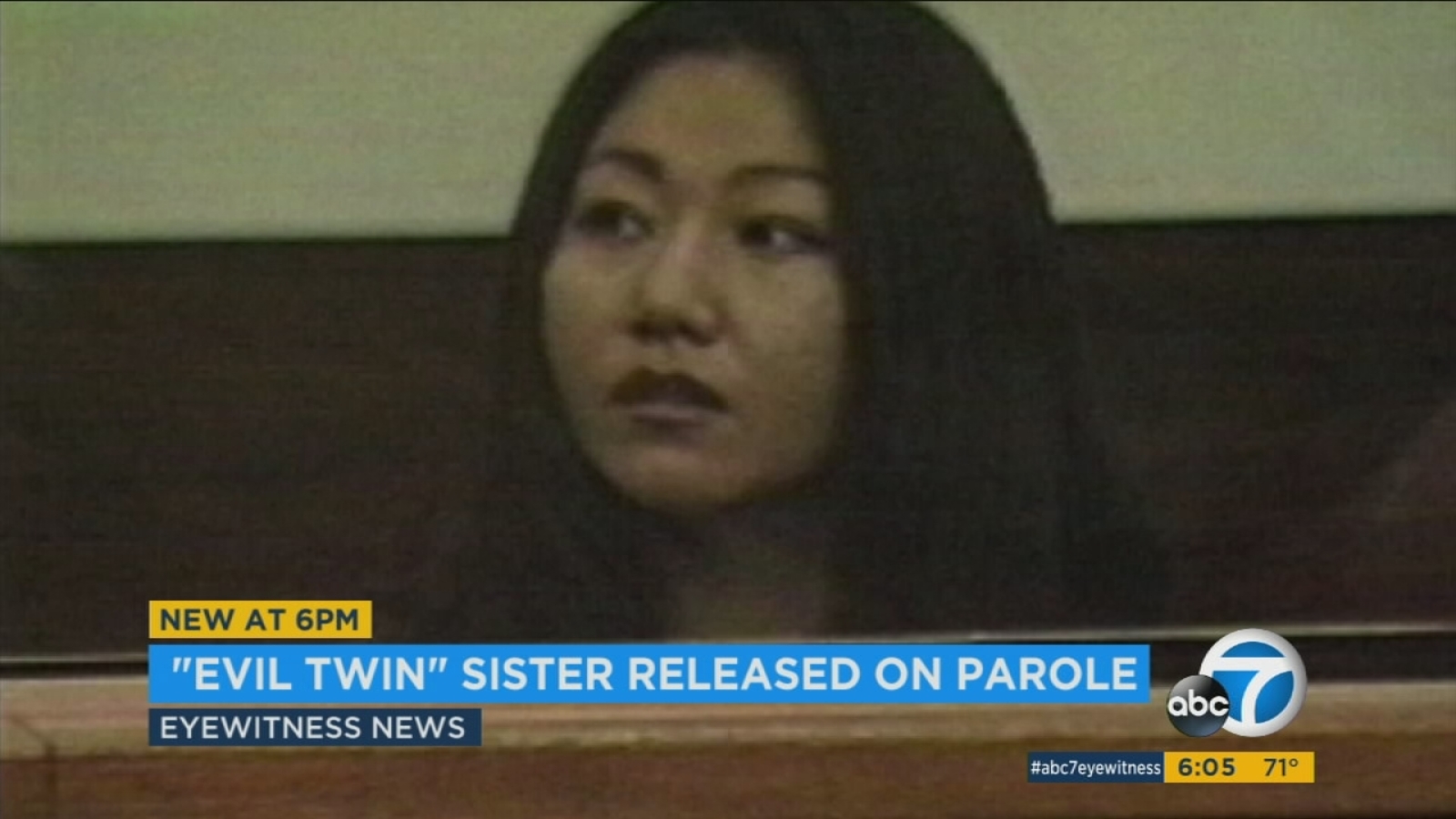 'Evil twin,' convicted of plotting sister's murder in OC, released on parole ABC7 Los Angeles