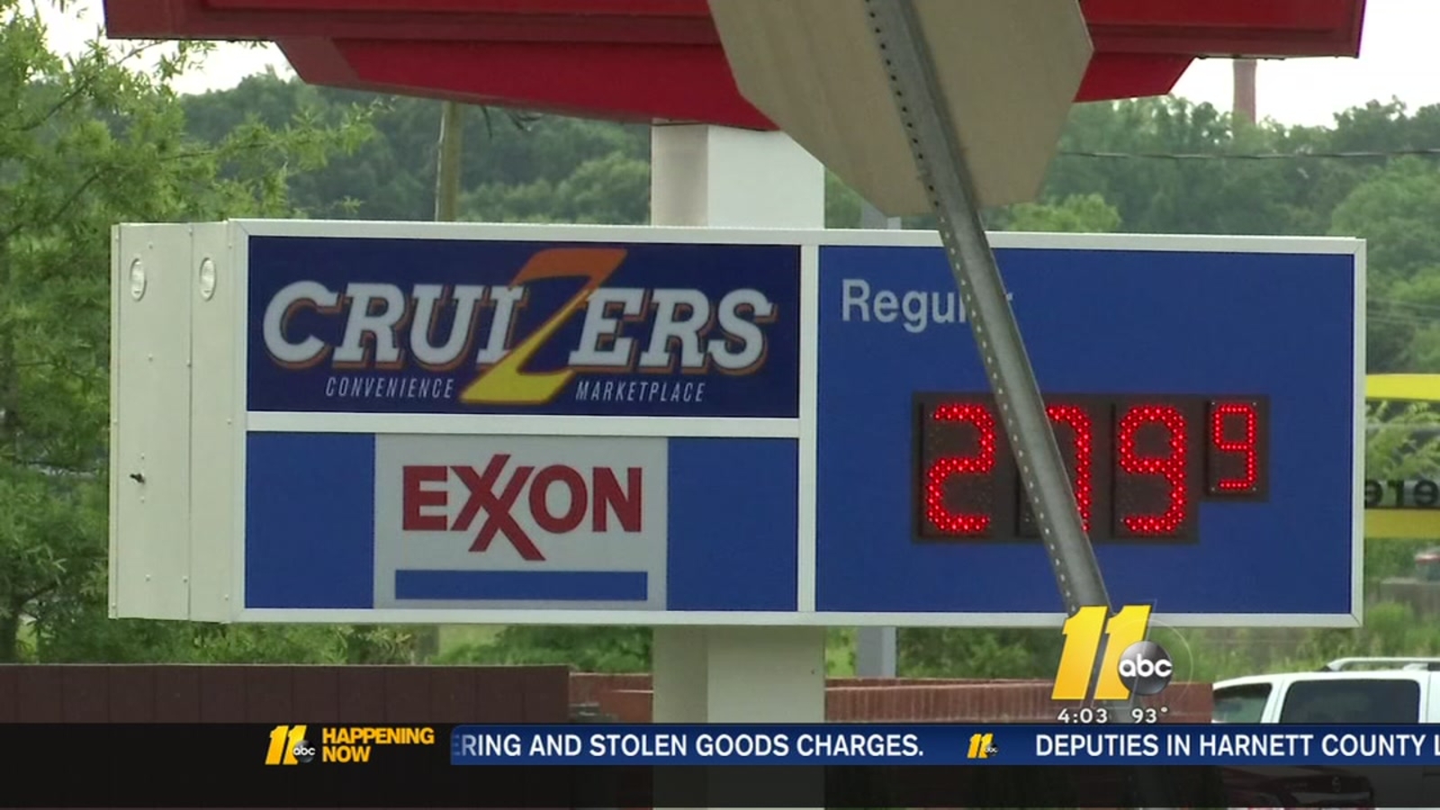 Police 2 suspects approach man at Durham gas station, get in truck