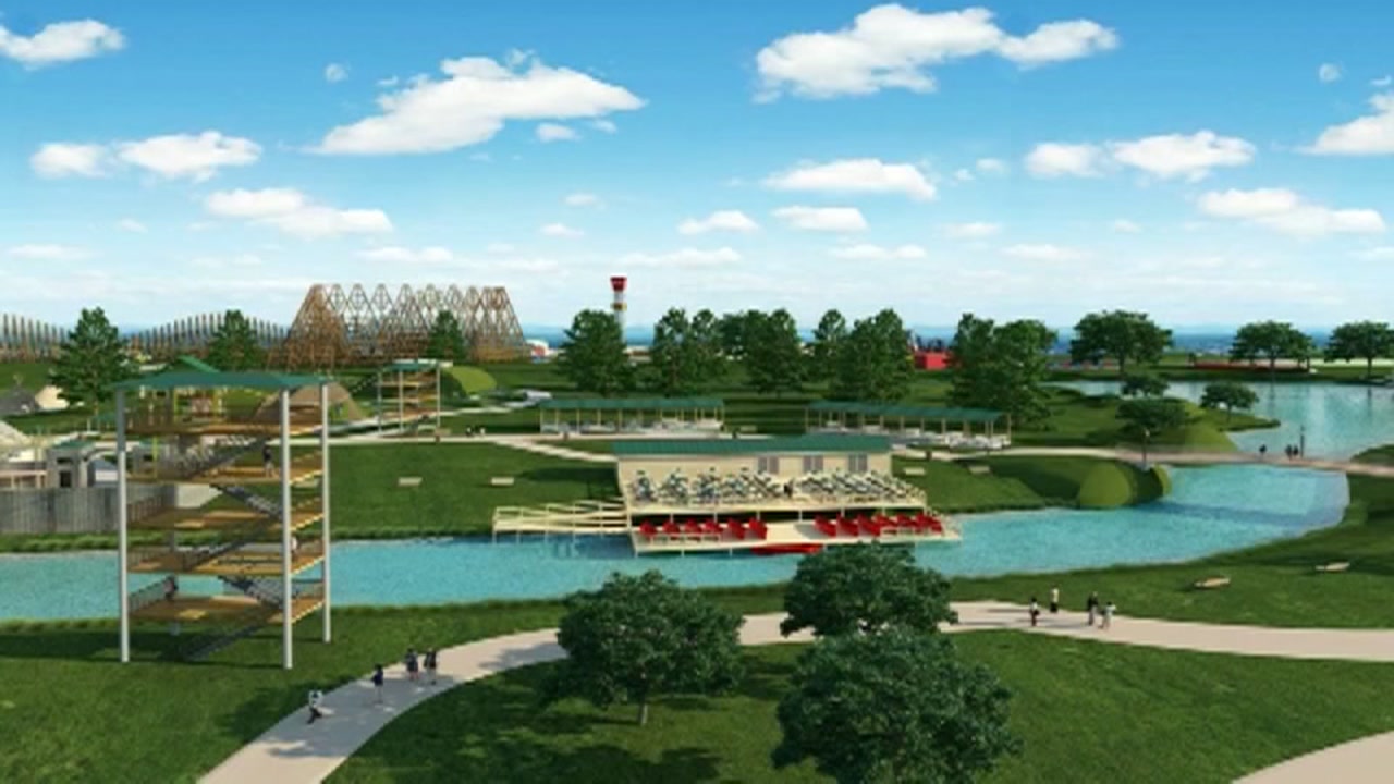 Bad weather delays opening of Grand Texas theme parks