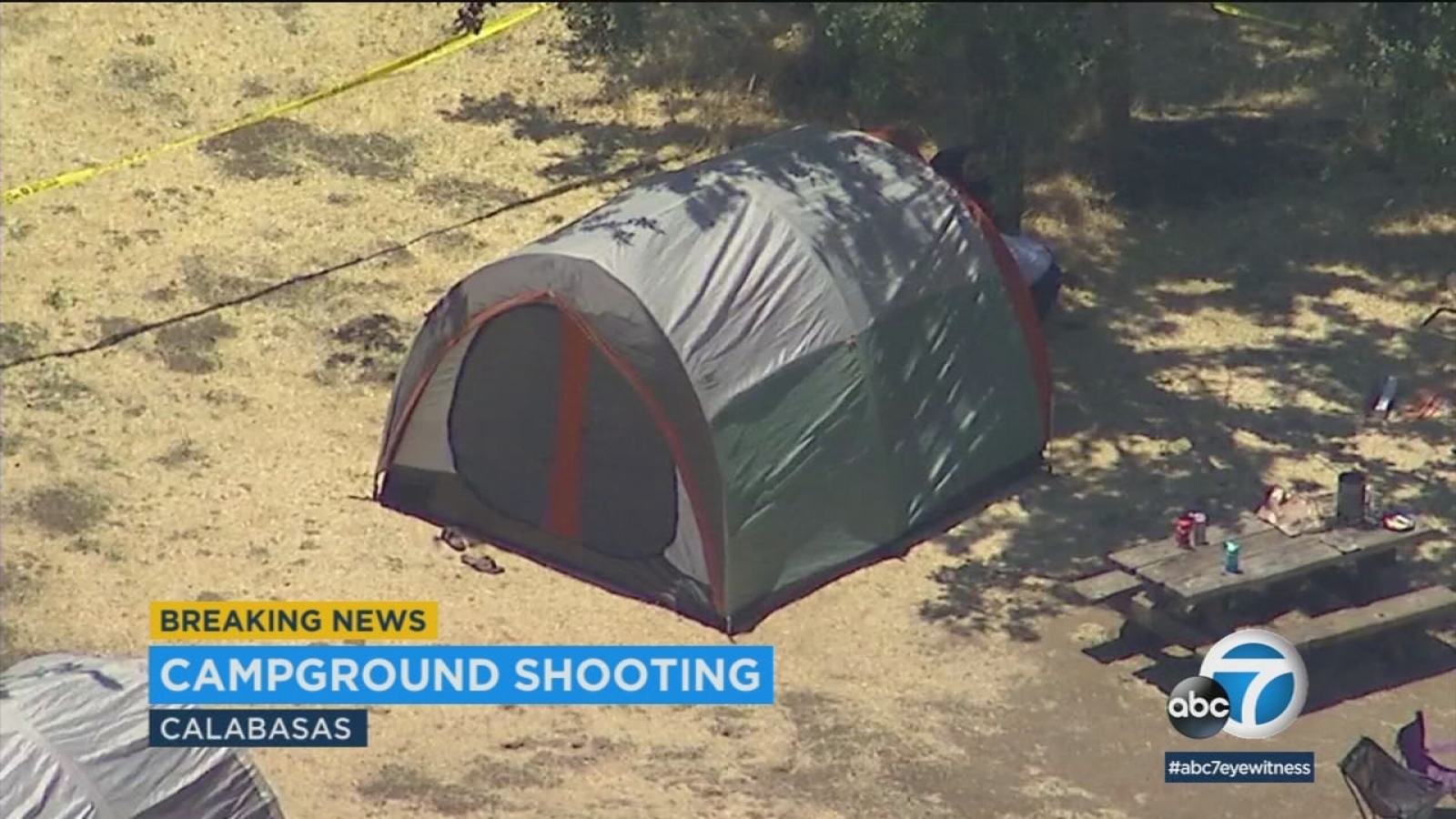 LASD investigating shooting death of man at family's campsite in