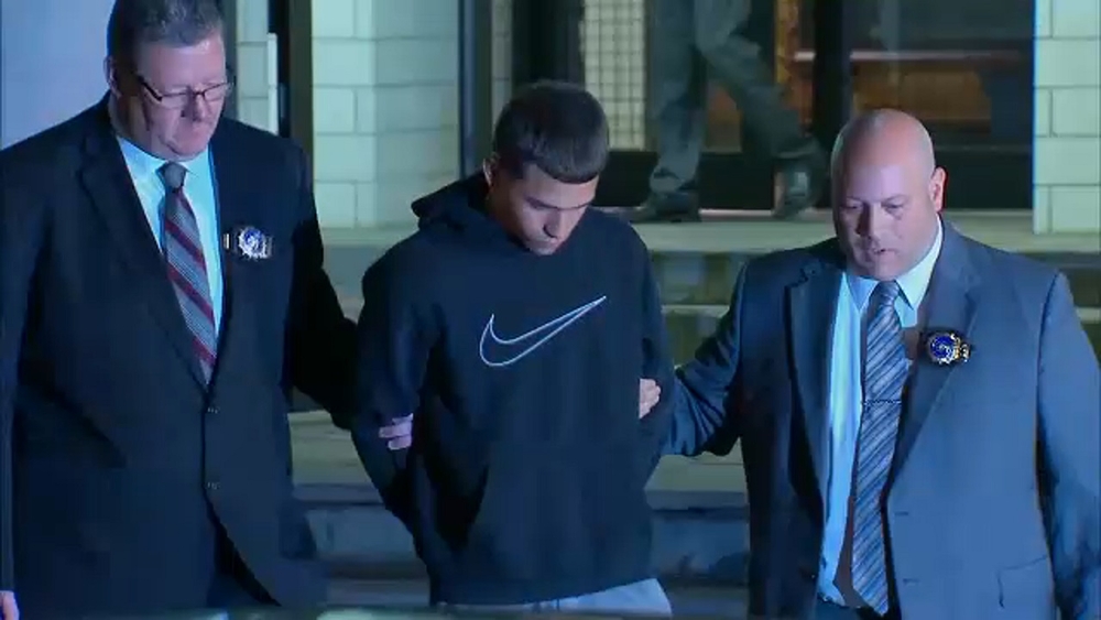 Bronx teen murder suspect jeered at police precinct