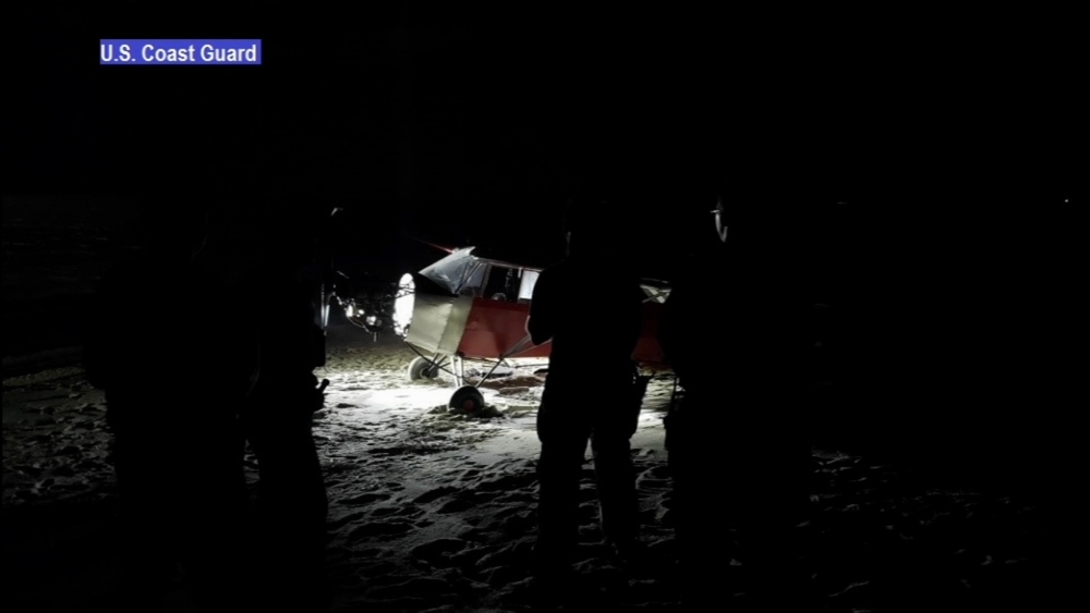 Plane illegally lands on Coast Guard beach in Cape May