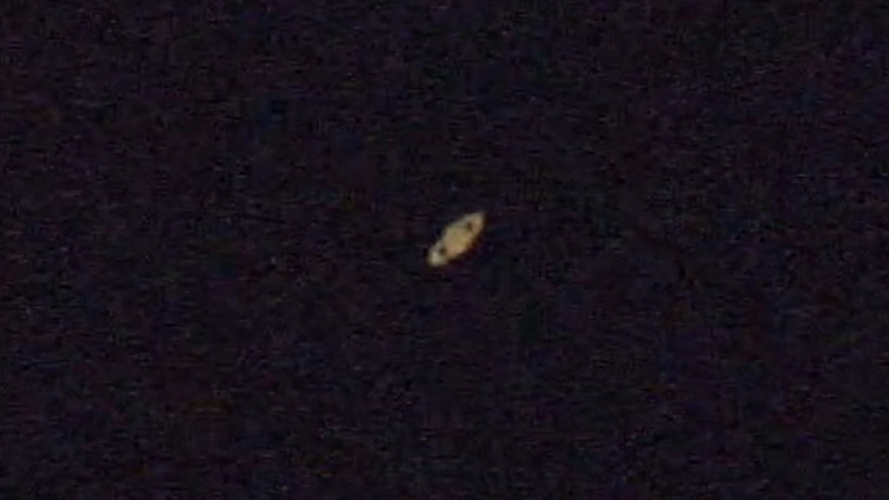 Remember that time a news helicopter spotted Saturn?