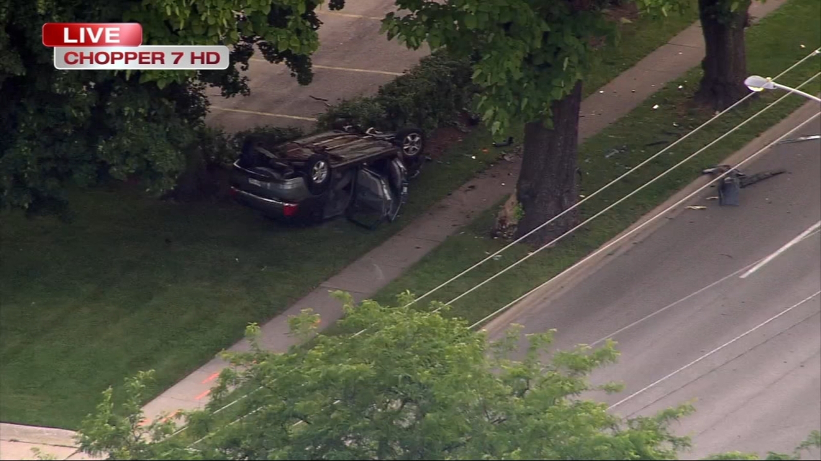2 seriously hurt in Elgin rollover crash ABC7 Chicago