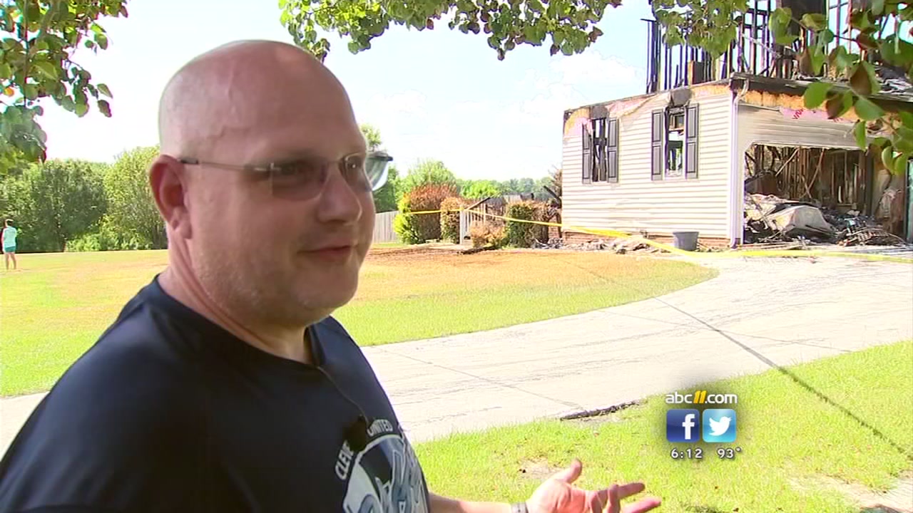 Garner police officer's home destroyed by fire