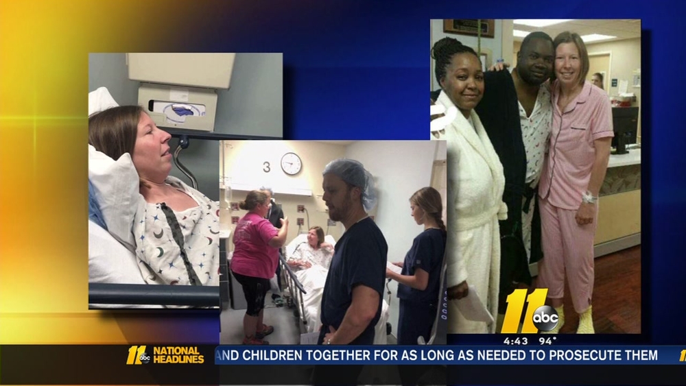 Wake County woman becomes kidney donor to stranger, inspires transplant chain