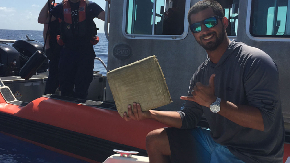 Fisherman believes catch is huge bale of marijuana