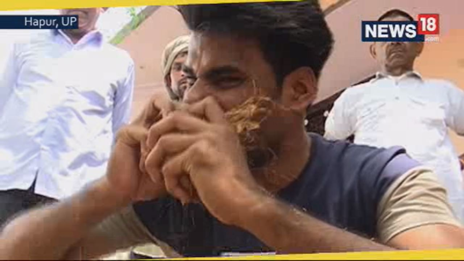 MUST SEE Man peels coconuts with his teeth ABC13 Houston