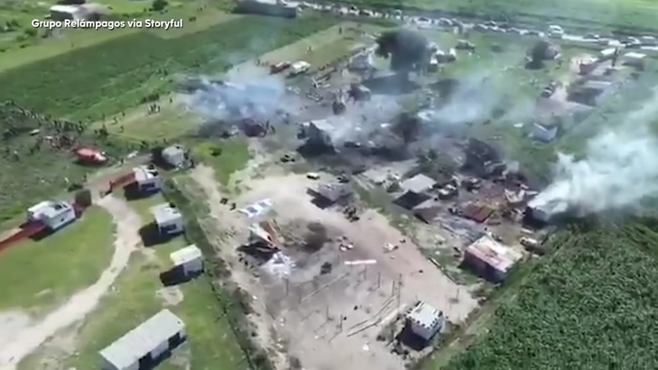 19 people killed in fireworks workshop explosion