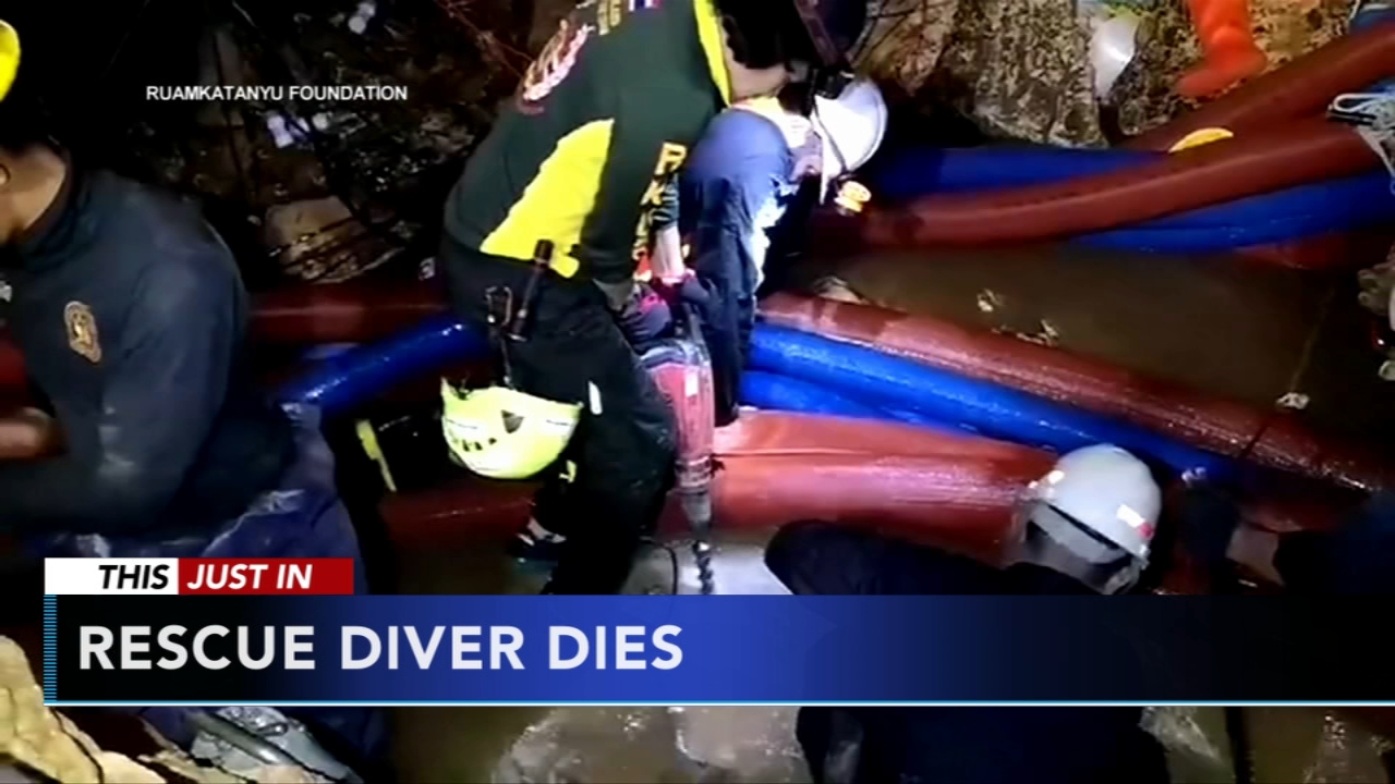 Diver dies in cave amid Thailand rescue effort