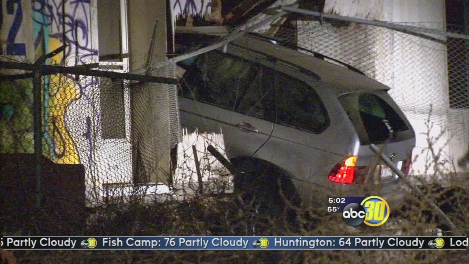 One injured in Fowler car crash ABC30 Fresno