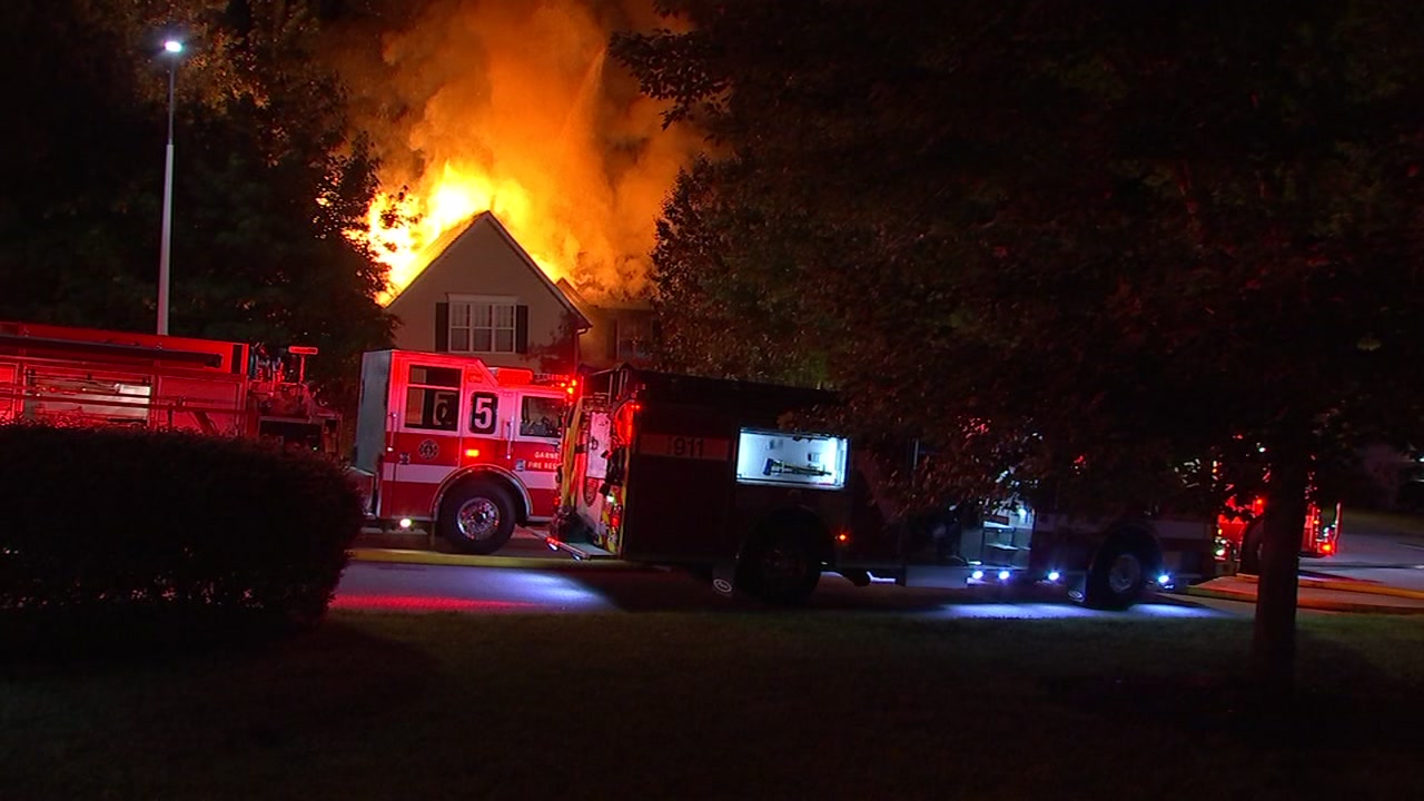Fire breaks out at Garner home