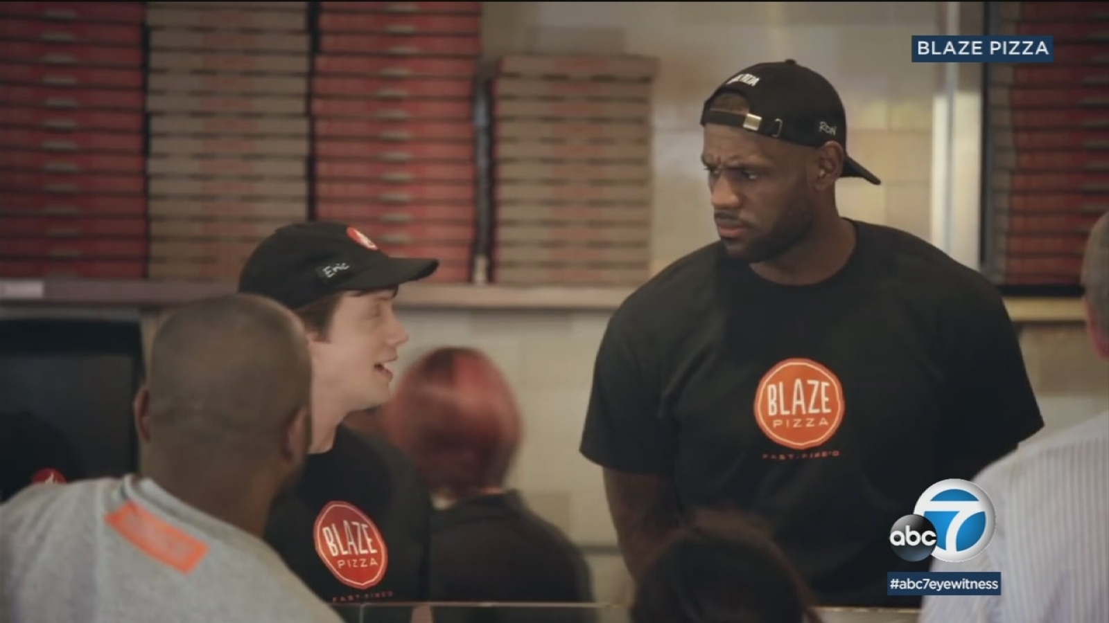 LeBron James teases Blaze Pizza appearance in Culver City - ABC7 Los