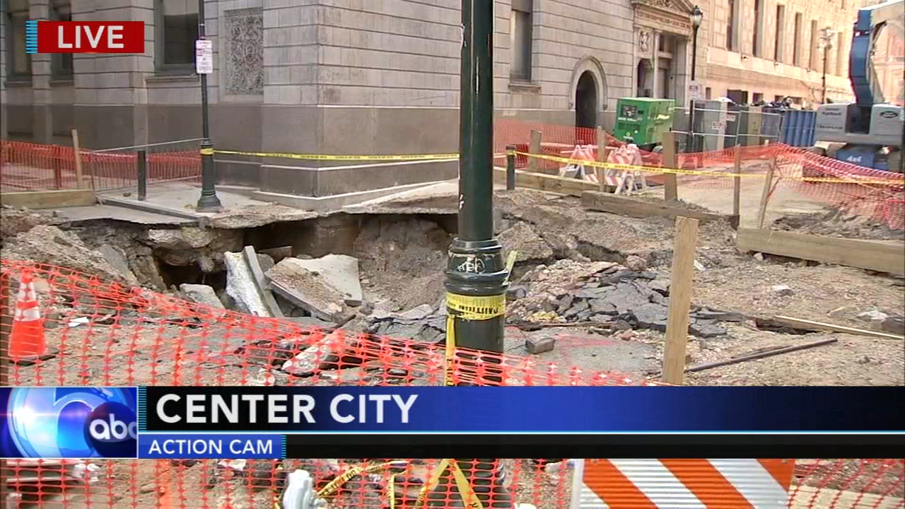 Cleanup, repairs continue after massive Center City water main break