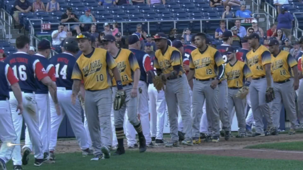 Philly police play charity baseball game against NYPD