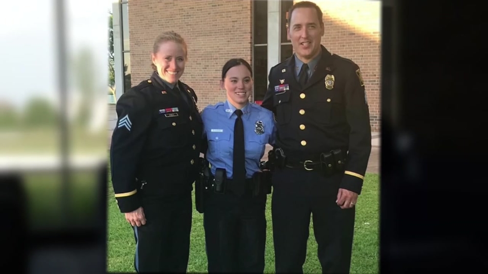 Rescued girl becomes Galveston officer