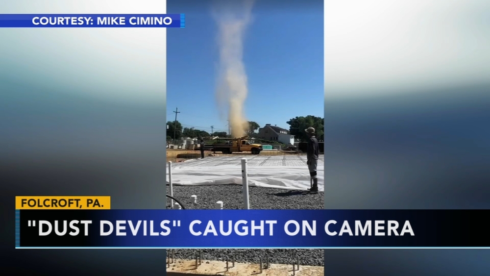 Delco dust devils caught on camera