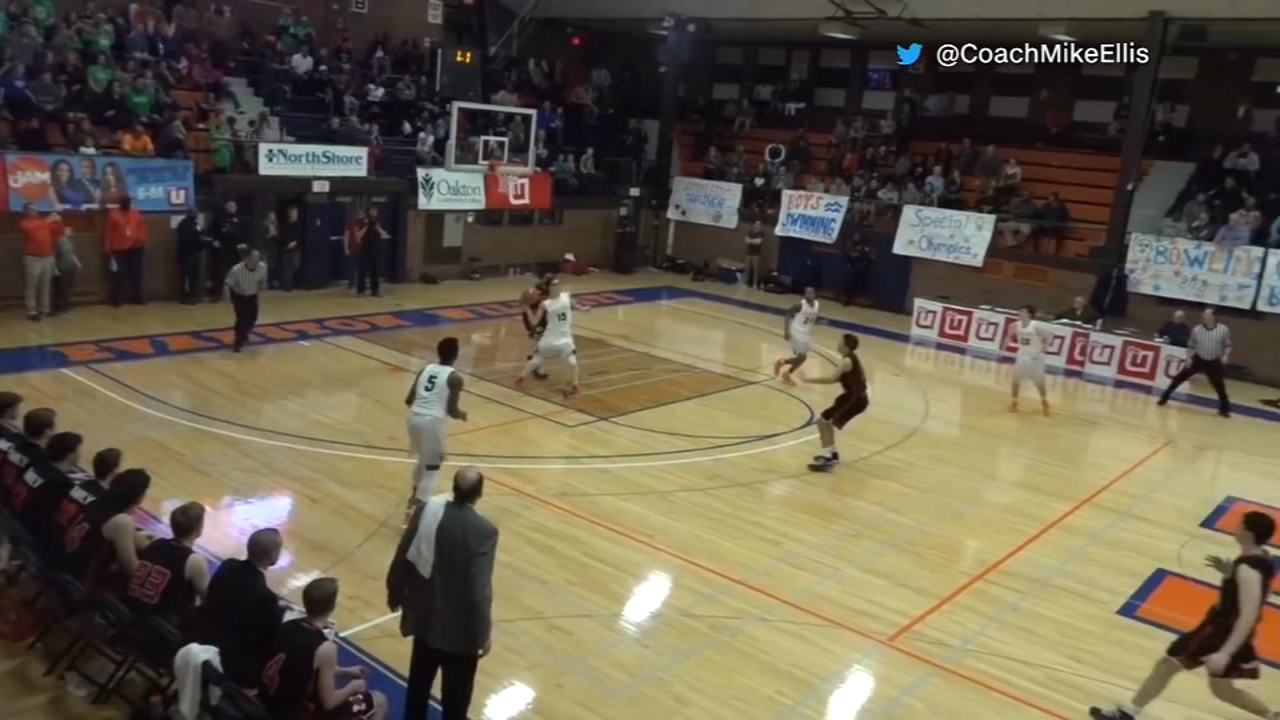 Watch the Evanston HS buzzer beater
