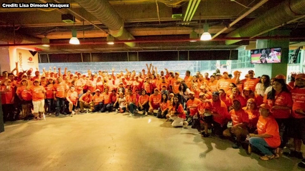 Hurricane Harvey heroes have night at Minute Maid Park