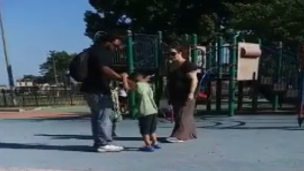 Philadelphia police seek 2 adults over video of child being kicked