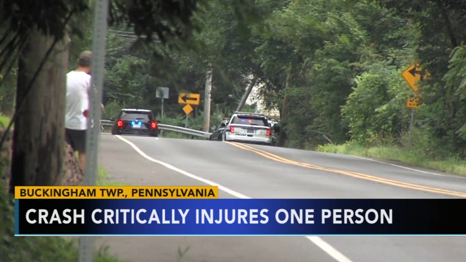 Bucks County crash leaves one person critically injured - 6abc Philadelphia